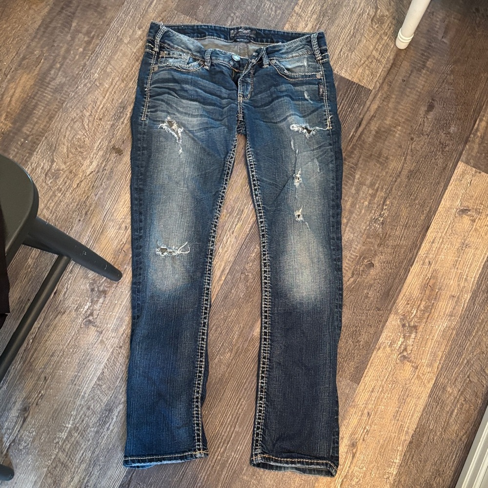 Silver Jeans Dark Blue Denim